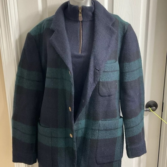 Brooks Brothers Black Watch Plaid Men’s Wool Blazer  Size Large - Picture 2 of 6